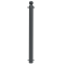 Dekorativ puller | st�lr�r � 89 mm | med kuglehoved | fastmonteret, til indst�bning i beton med jordanker, total l�ngde ca. 1300 mm | med 2 �jer